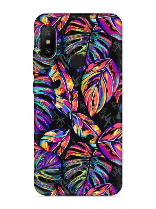 Tropical Seamless Vector Embossed Soft Silicone Case for Xiaomi Mi A2 Zapvi