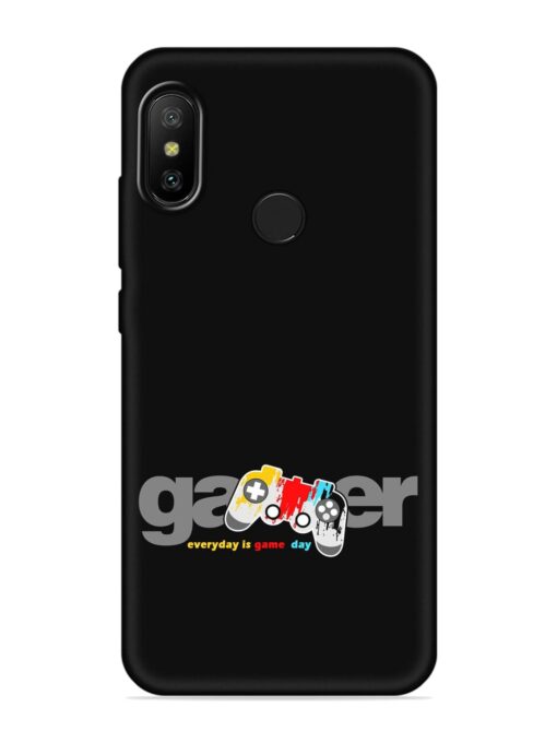 Gamer Everyday Game Embossed Soft Silicone Case for Xiaomi Mi A2 Zapvi