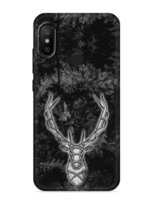 Ancient Deer Embossed Soft Silicone Case for Xiaomi Mi A2 Zapvi