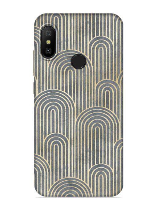 Art Deco Style Embossed Soft Silicone Case for Xiaomi Mi A2 Zapvi