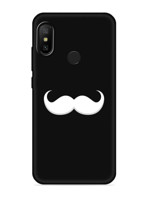 Mustache Vector Embossed Soft Silicone Case for Xiaomi Mi A2