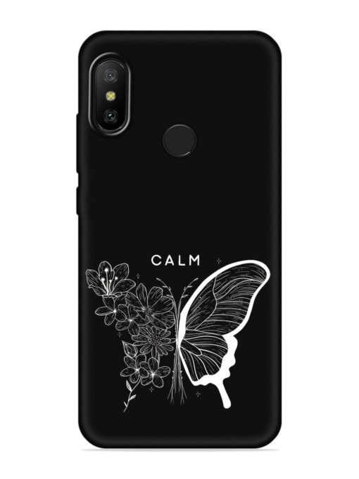 Calm Embossed Soft Silicone Case for Xiaomi Mi A2 Zapvi