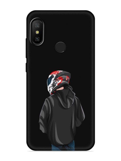 Motorcycle Rider Embossed Soft Silicone Case for Xiaomi Mi A2 Zapvi