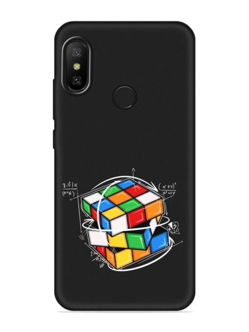 Cubik Vector Embossed Soft Silicone Case for Xiaomi Mi A2