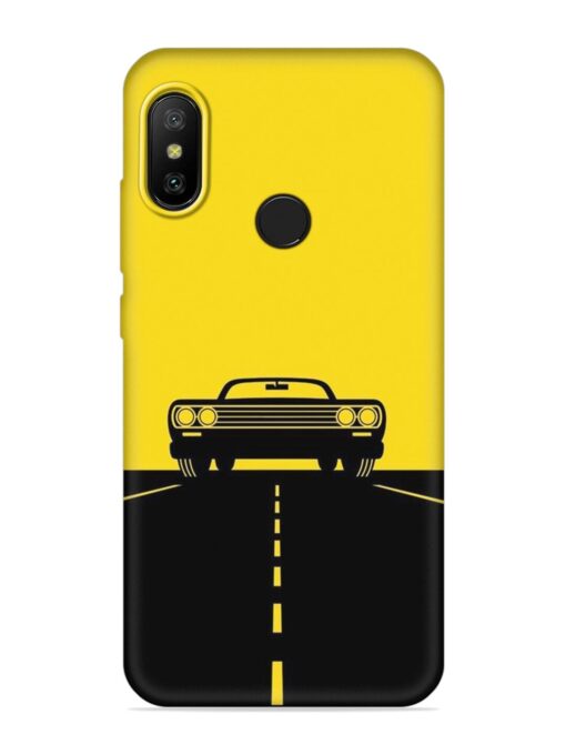 Classic Car Embossed Soft Silicone Case for Xiaomi Mi A2