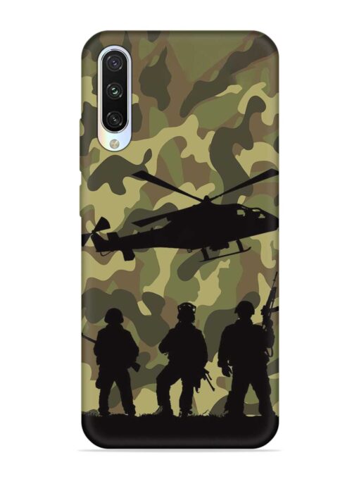 Army Heros Embossed Soft Silicone Case for Xiaomi Mi A3 Zapvi