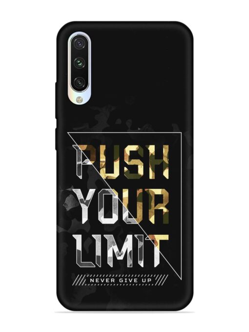 Push Your Limits Embossed Soft Silicone Case for Xiaomi Mi A3 Zapvi