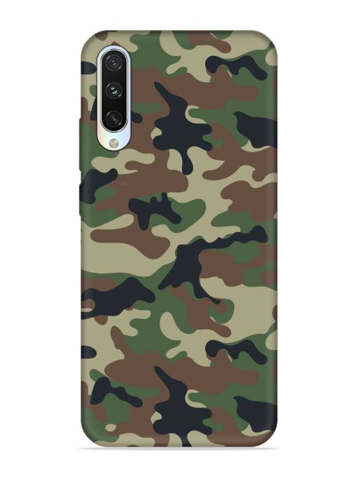 Army Military Camouflage Dark Green Embossed Soft Silicone Case for Xiaomi Mi A3 Zapvi