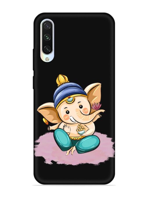 Bal Ganesh Vector Art Embossed Soft Silicone Case for Xiaomi Mi A3