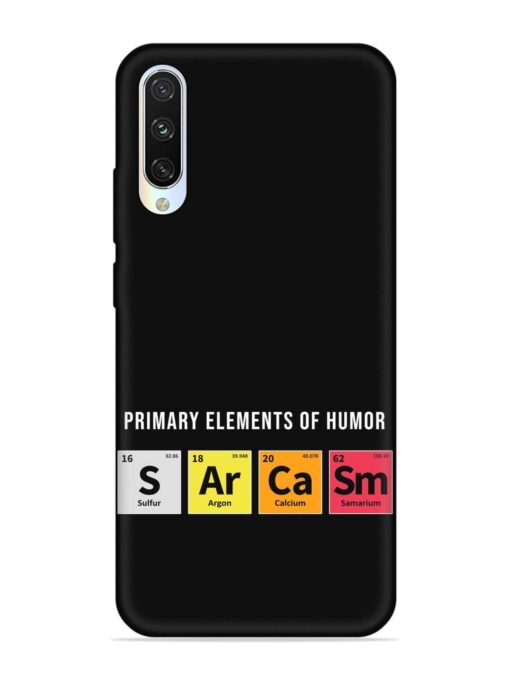 Primary Elements Humor Embossed Soft Silicone Case for Xiaomi Mi A3 Zapvi