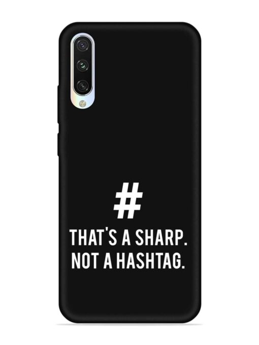 Thats Sharp Not Embossed Soft Silicone Case for Xiaomi Mi A3 Zapvi