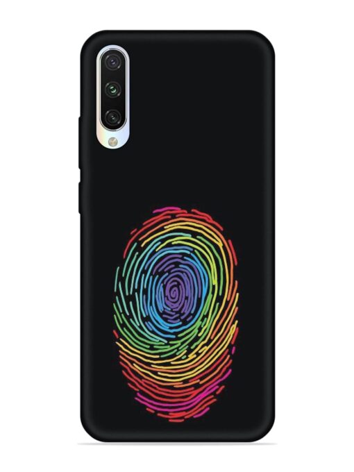 Fingerprint Of Thumb Art Embossed Soft Silicone Case for Xiaomi Mi A3