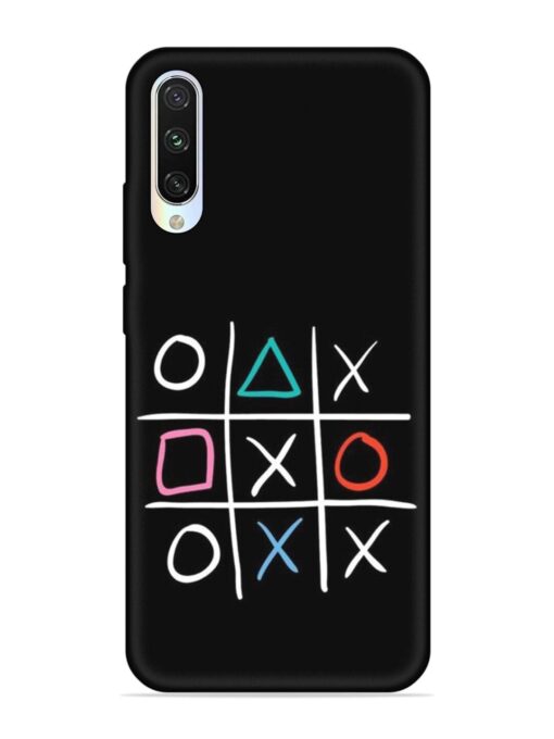 Super Neon Tic-Tac-Toe Embossed Soft Silicone Case for Xiaomi Mi A3 Zapvi