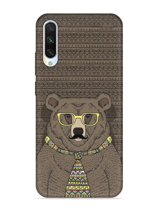 Grizzly Bear Embossed Soft Silicone Case for Xiaomi Mi A3 Zapvi