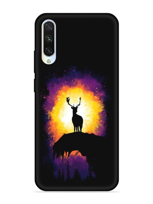 Elk Animal Art Embossed Soft Silicone Case for Xiaomi Mi A3