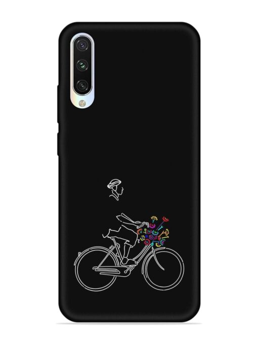 Minimalist Cycle Art Embossed Soft Silicone Case for Xiaomi Mi A3