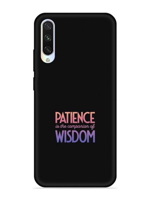 Patience Is The Embossed Soft Silicone Case for Xiaomi Mi A3 Zapvi