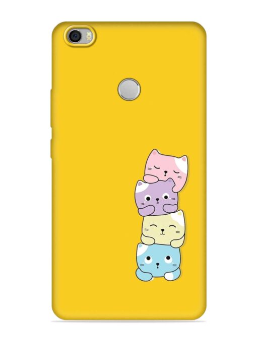 Cartoon Anime Embossed Soft Silicone Case for Xiaomi Mi Max Zapvi