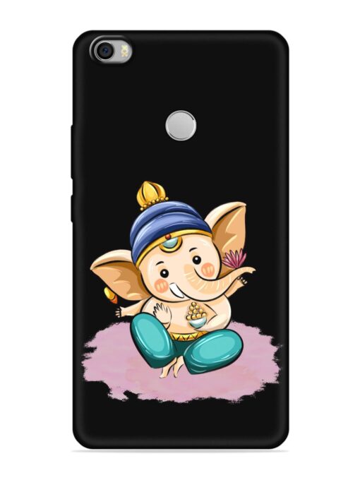 Bal Ganesh Vector Art Embossed Soft Silicone Case for Xiaomi Mi Max Zapvi