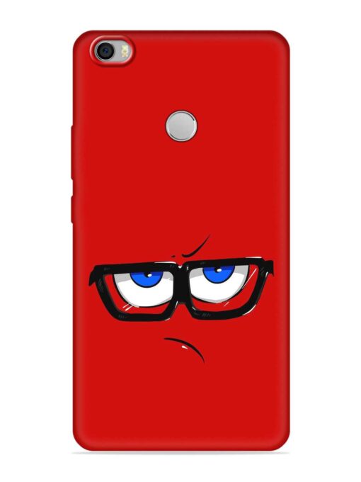 Rad Angry Face Embossed Soft Silicone Case for Xiaomi Mi Max Zapvi