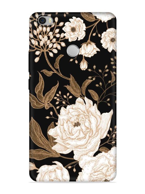 Peonies Roses Floral Embossed Soft Silicone Case for Xiaomi Mi Max Zapvi