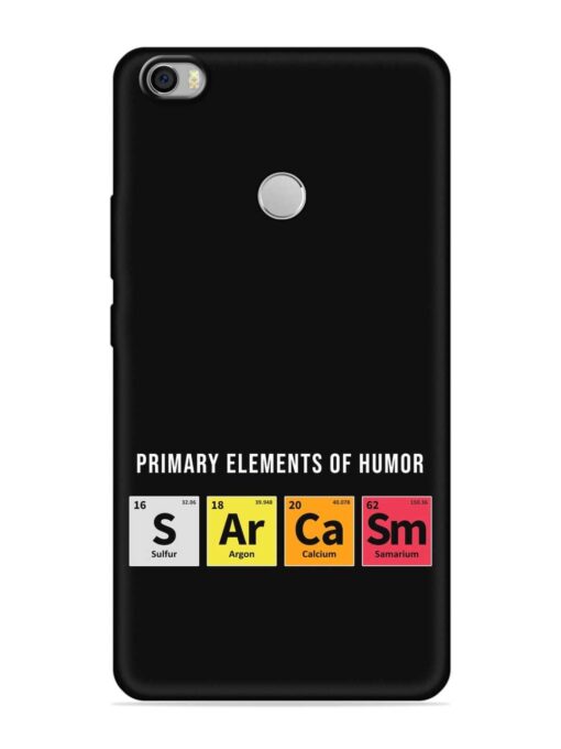 Primary Elements Humor Embossed Soft Silicone Case for Xiaomi Mi Max