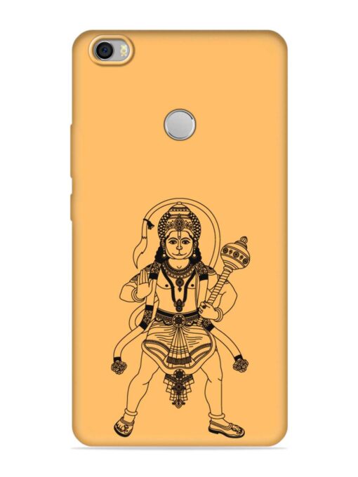 Indian God Hanuman Embossed Soft Silicone Case for Xiaomi Mi Max Zapvi