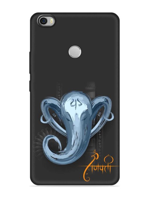 Illustration Lord Ganpati Embossed Soft Silicone Case for Xiaomi Mi Max Zapvi