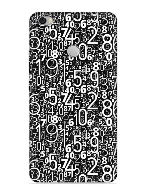 Many Numbers Different Embossed Soft Silicone Case for Xiaomi Mi Max