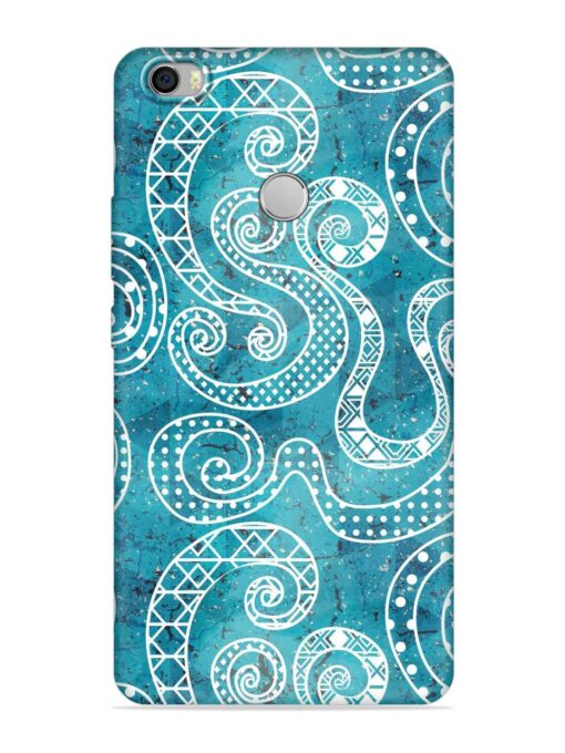 Vintage Curved Seamless Embossed Soft Silicone Case for Xiaomi Mi Max