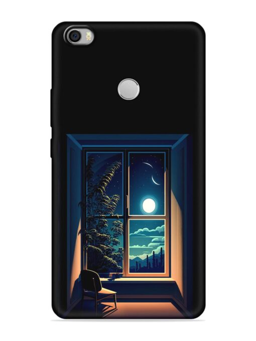 Night View At Window Embossed Soft Silicone Case for Xiaomi Mi Max