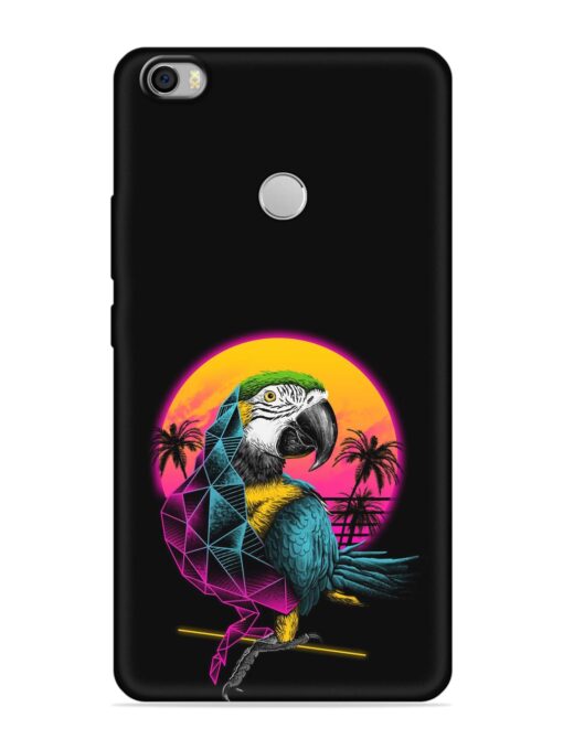 Rad Parrot Embossed Soft Silicone Case for Xiaomi Mi Max