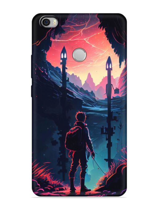 Cgs Artwork Embossed Soft Silicone Case for Xiaomi Mi Max Zapvi