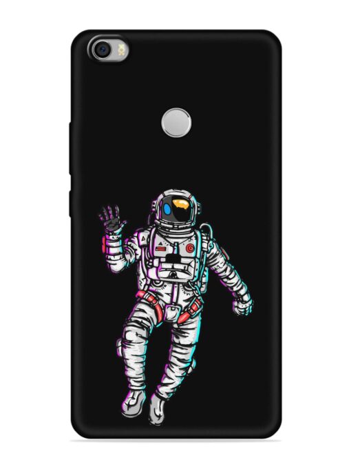 Spaceman Embossed Soft Silicone Case for Xiaomi Mi Max Zapvi