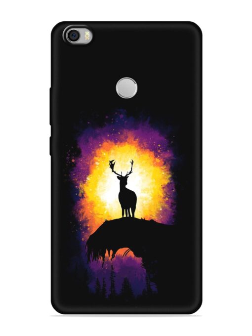 Elk Animal Art Embossed Soft Silicone Case for Xiaomi Mi Max Zapvi