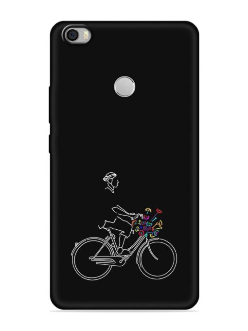 Minimalist Cycle Art Embossed Soft Silicone Case for Xiaomi Mi Max