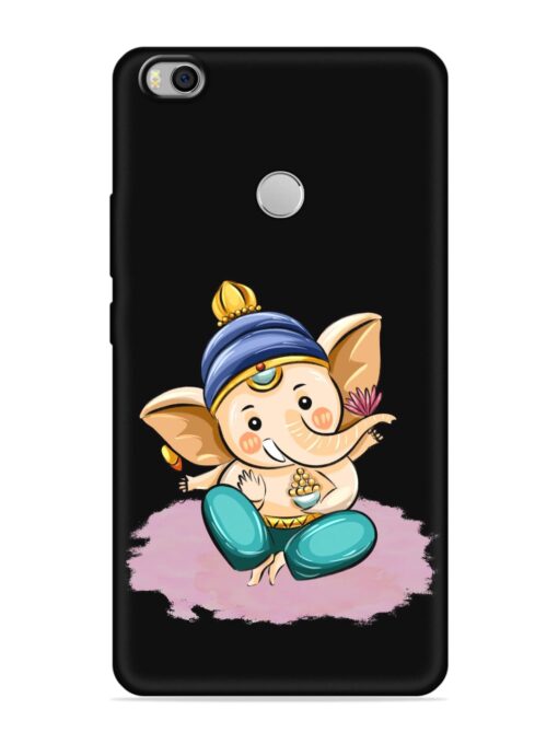 Bal Ganesh Vector Art Embossed Soft Silicone Case for Xiaomi Mi Max 2 Zapvi