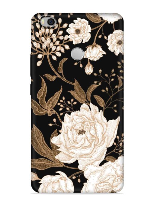 Peonies Roses Floral Embossed Soft Silicone Case for Xiaomi Mi Max 2 Zapvi