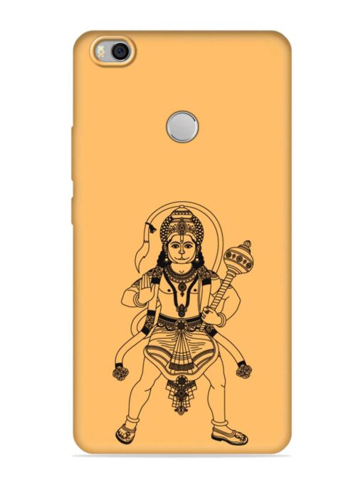 Indian God Hanuman Embossed Soft Silicone Case for Xiaomi Mi Max 2 Zapvi