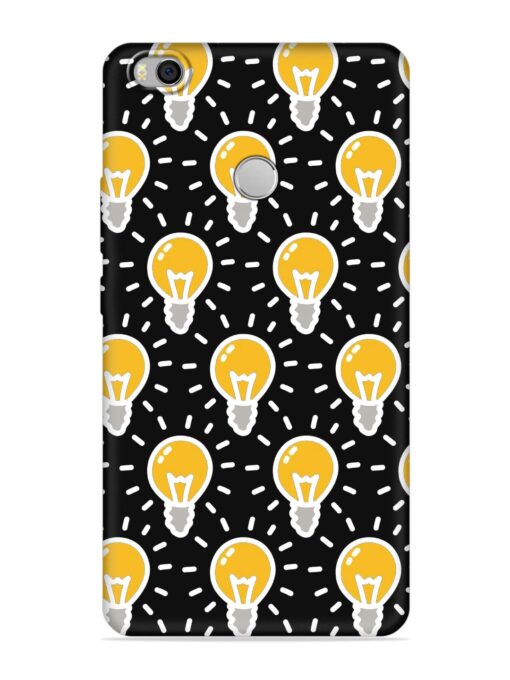 Light Bulb Seamless Embossed Soft Silicone Case for Xiaomi Mi Max 2