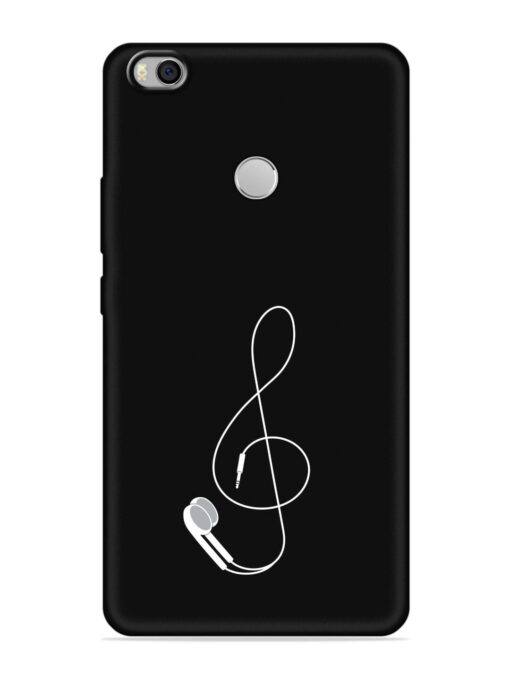 Music Earphone Vector Embossed Soft Silicone Case for Xiaomi Mi Max 2 Zapvi