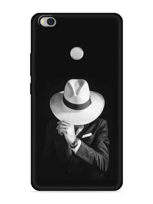 Men Under Hat Embossed Soft Silicone Case for Xiaomi Mi Max 2 Zapvi