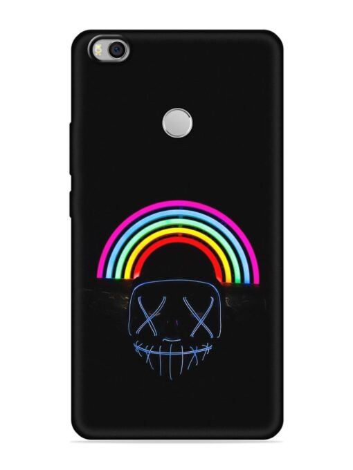 Mask Rainbow Embossed Soft Silicone Case for Xiaomi Mi Max 2