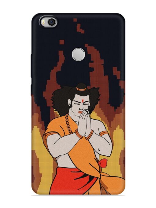 Shree Ram Vector Embossed Soft Silicone Case for Xiaomi Mi Max 2 Zapvi