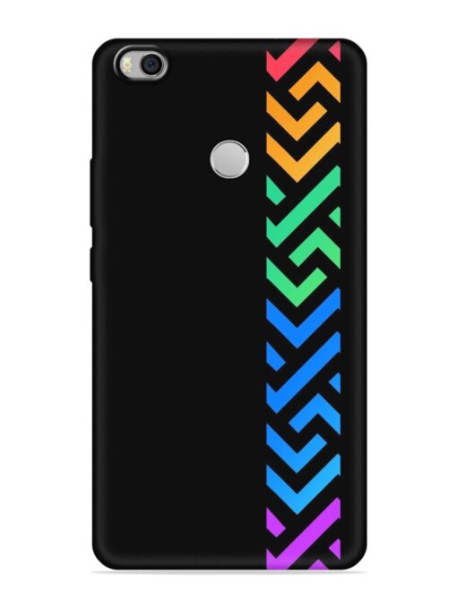 Colorshape Stripes Embossed Soft Silicone Case for Xiaomi Mi Max 2 Zapvi