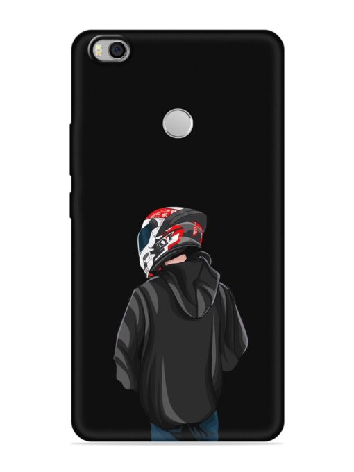 Motorcycle Rider Embossed Soft Silicone Case for Xiaomi Mi Max 2