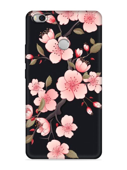 Cherry Blossom Embossed Soft Silicone Case for Xiaomi Mi Max 2 Zapvi