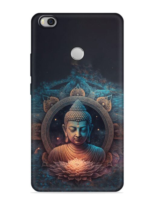 Gautam Buddha Embossed Soft Silicone Case for Xiaomi Mi Max 2