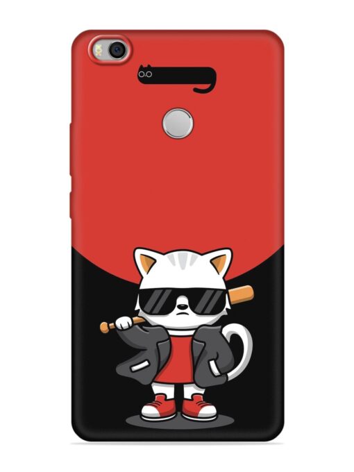 Cool Little Bear Cartoon Embossed Soft Silicone Case for Xiaomi Mi Max 2 Zapvi