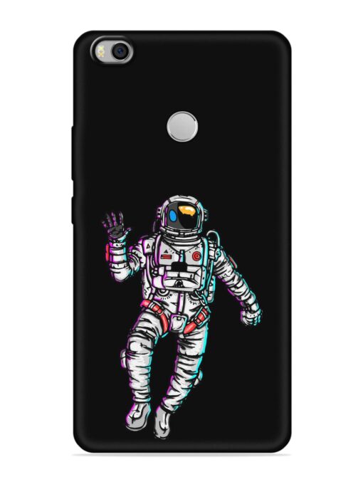 Spaceman Embossed Soft Silicone Case for Xiaomi Mi Max 2